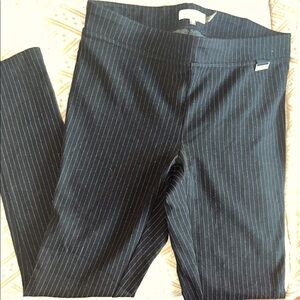 Calvin Klein Black Pinstripe Pants